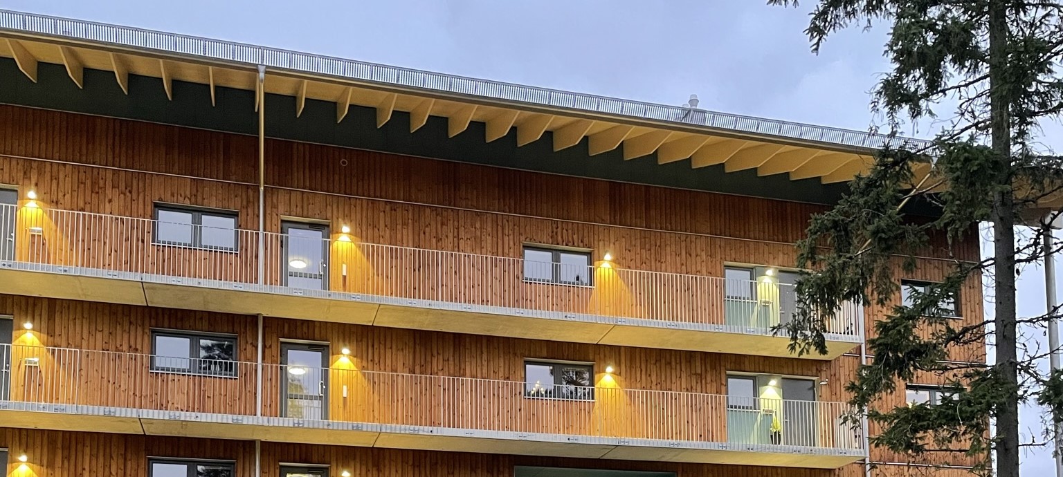 Vinden susar i tallarna och skymningen börjar lägga sig.